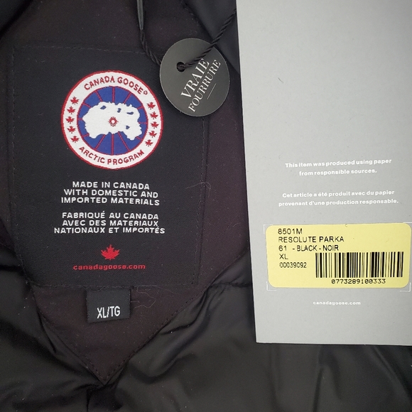 Canada Goose Resolute Parka Men's X-Large - Picture 5 of 7